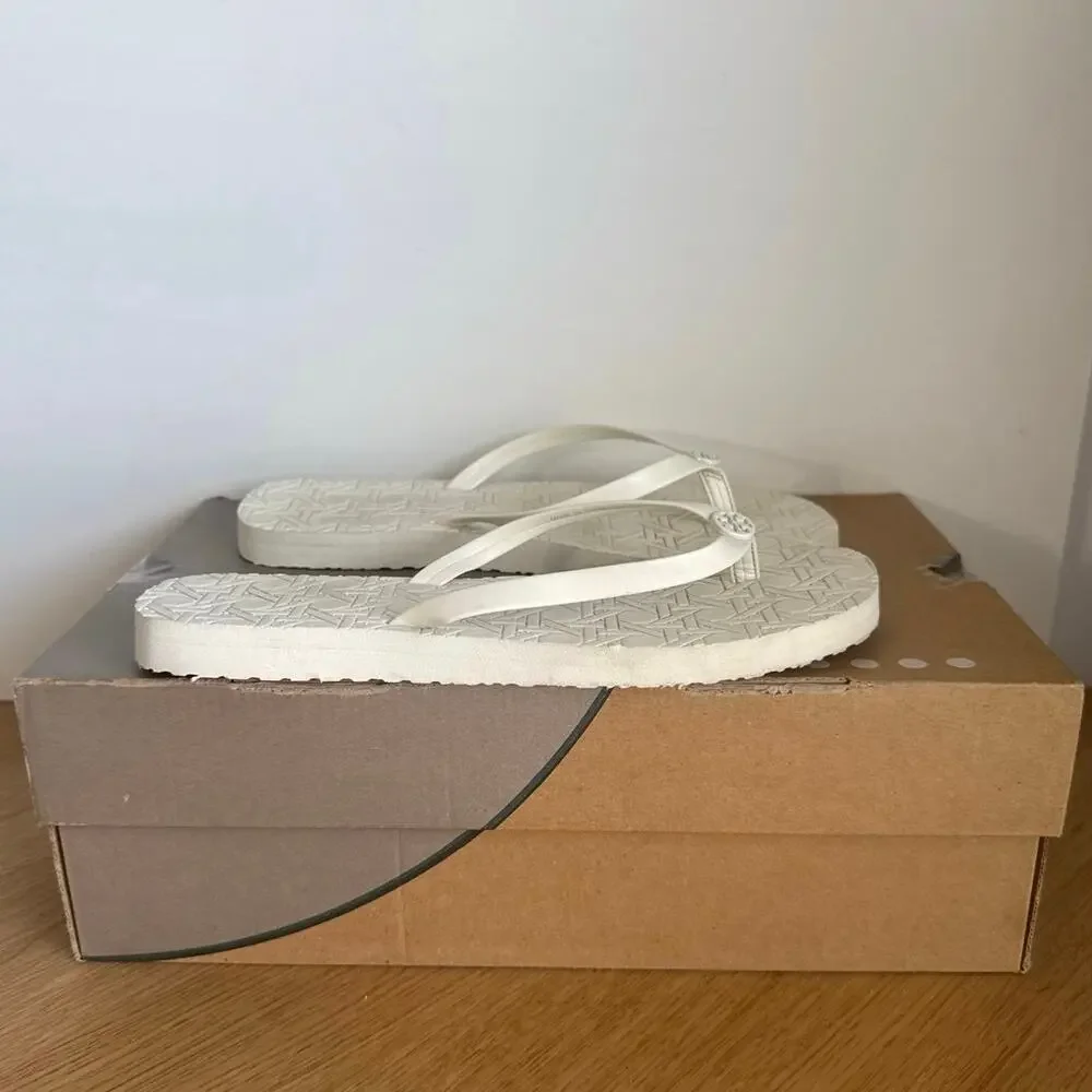 Tory Burch Gemini Link Women Slides Flip Flops- SZ 8